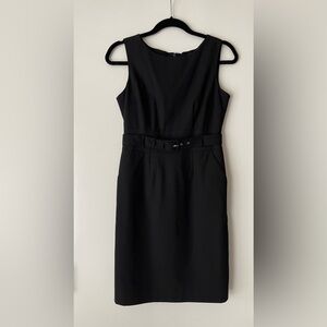 Banana Republic Classic Black Midi Dress